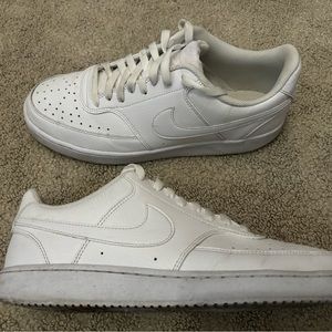 Men’s Nike Court Vision Low, White, size 10.5